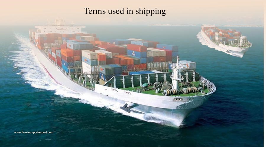 Terms used in shipping such as Voyage Charter,Voyage Direction